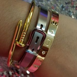 Glam bangles set of 3